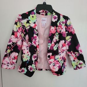 Candies woman's floral design blazer